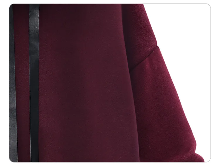 Большой размер M-5XL 6XL осень/зима толстовка с капюшоном женская одежда Свободный теплый пуловер с длинными рукавами Толстовка повседневные топы