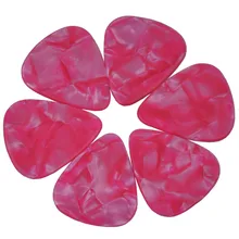 Много 50 шт. новые сверхтяжелые 1,5 мм Пустые целлюлоидные гитарные медиаторы жемчужно-розовые для электрогитары бас