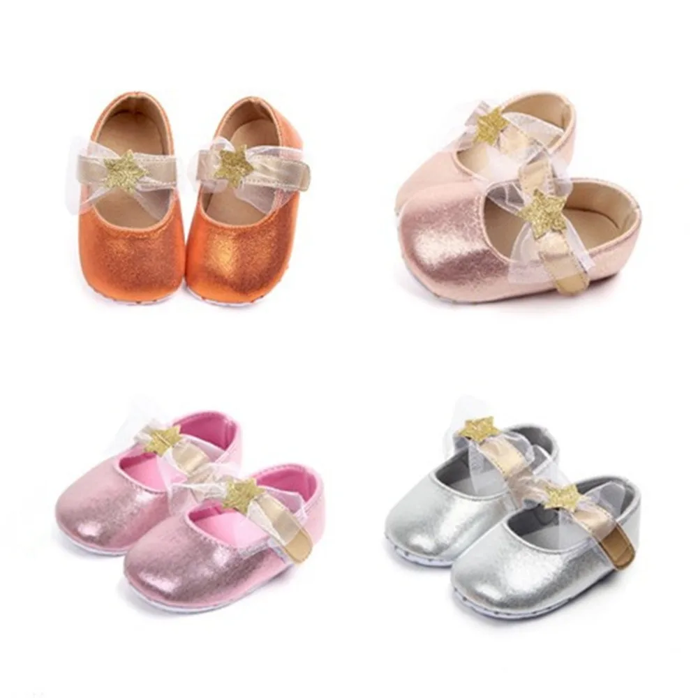 2018 Lovely Lace Newborn Baby Girls First Walkers Shoes Toddler