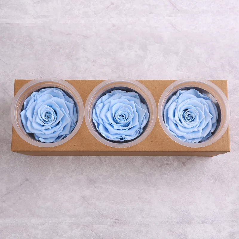 Йо Чо консервированные цветы 1 коробка 7-8 см диаметр Высокое качество вечный цветок розы Материал Головы Подарочная коробка подарок на день матери