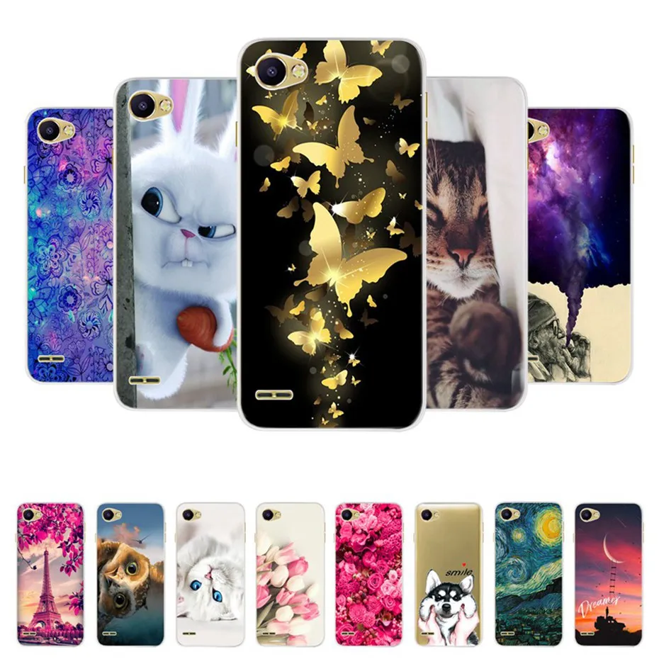 

Phone Case For LG Q6 Case Cover Soft Silicone Back FOR LG Q6 A Alpha Q6A Q 6 M700 Q6 Plus X600 Capa Funda Coque For LGQ6 Case
