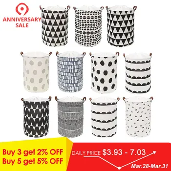 

Protable Laundry Storage Basket Bag Clothes Organizer Laundry Bucket Bag Toys Storage Organizer Holder Pouch Household