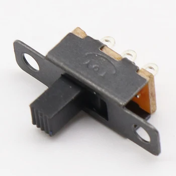 

Hot 20pcs 5V 0.3A Mini Size Black SPDT Slide Switch for Small DIY Power