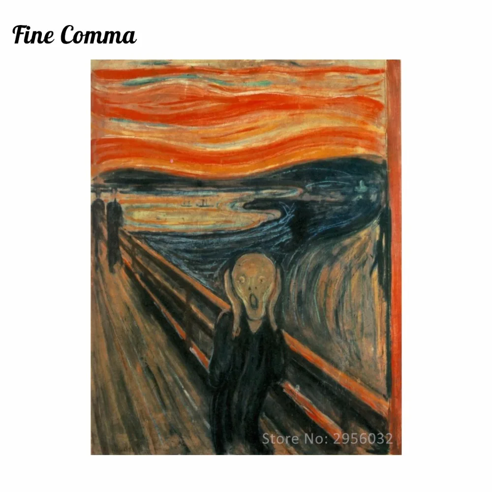 Картина на холсте The Cry 1893 от Edvard Munch картина стену ручная роспись маслом