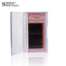 12 рядов 0,07 C завиток микс 9-10-11 мм Индивидуальные ресницы для макияжа натуральные норковые накладные ресницы, индивидуальное наращивание ресниц