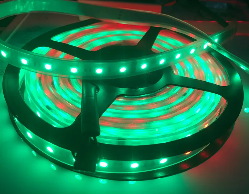 Фото Умная гибкая светодиодная лента TM1812, 5 м, 12 В, RGB, 300 светодиодов, s 60 светодисветодиодный, s/M, водонепроницаемая, IP67, для лодок и грузовиков №5