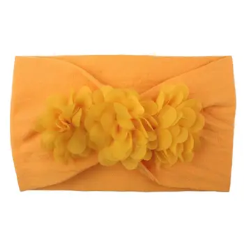 

13 color new Baby hair bow flower Headband elastic ribbon Hair Band Handmade DIY hair accessories for children newborn toddler