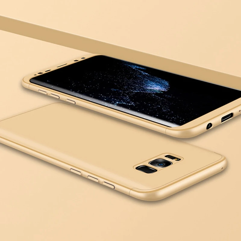 Note8 чехол для Galaxy S8 Plus роскошный черный и красный ультра тонкий жесткий PC Передний