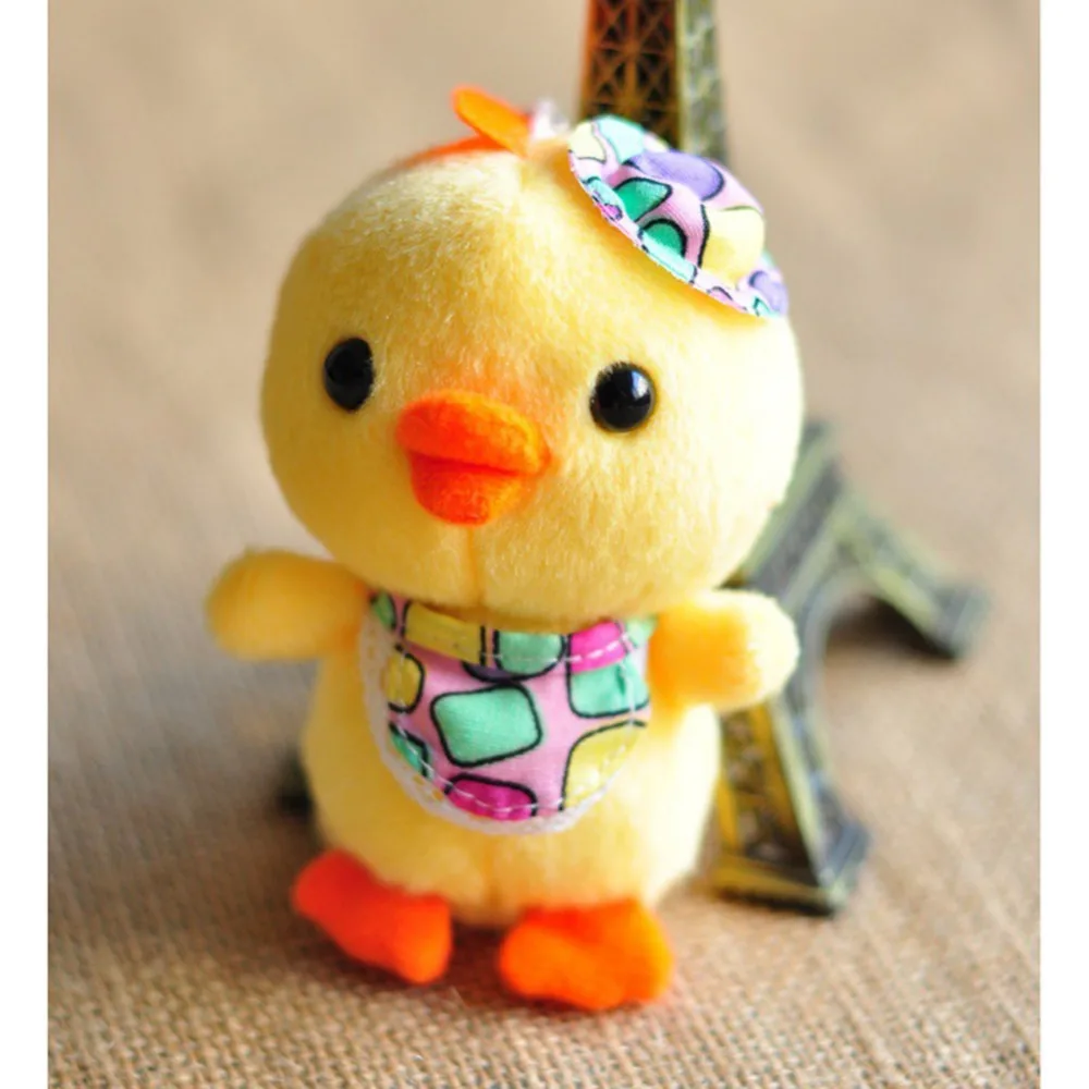 

2pcs/Set Mini 9CM Yellow Chicken Stuffed Plush Toy Doll Small Pendant Stuffed Plush Animals Toys for Baby Kids Toy Gift