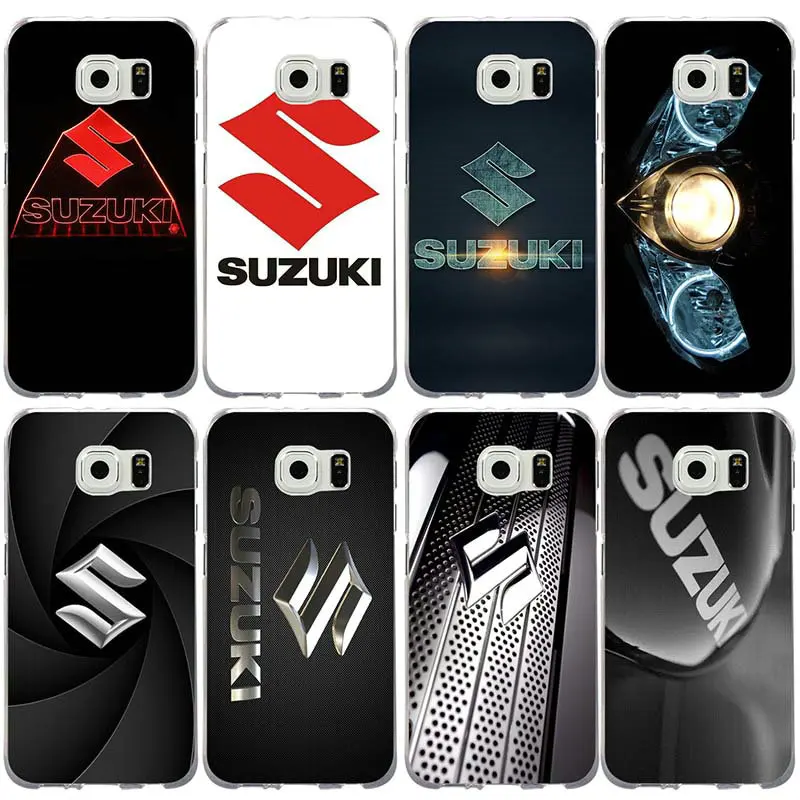 

Phone Case for Samsung Galaxy S2 S3 S4 S5 Mini S6 S7 S8 S9 S10 Edge Plus Lite Note 8 9 Soft TPU Cover Hot Suzuki Gsx R Logo