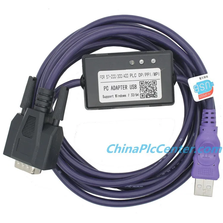 PC Adapter USB MPI for S7-200/300/400 PLC DP/PPI/MPI/Profibus win7 64bit