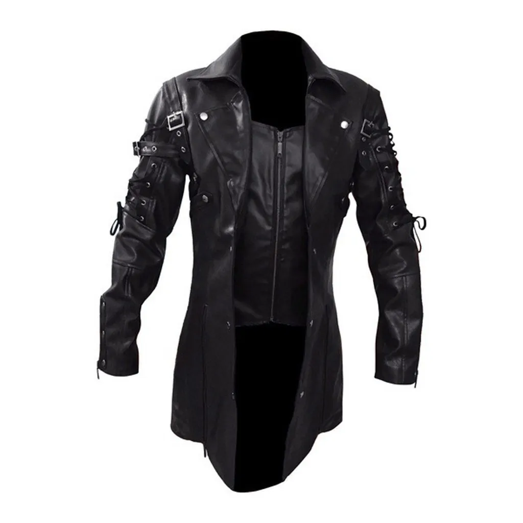 Высококачественные кожаные куртки для мужчин подходит для мотоцикла модная байкерская куртка новая мотоциклетная мужская кожаная куртка на молнии пальто Топ FB