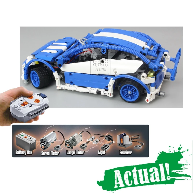 

LEPIN 20053B Hatchback Type R Technic Model Building Blocks Bricks Toys Enlighten For Boys oyuncak 640PCS Compatible legoINGly