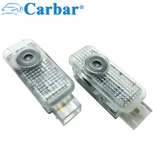 2Pcs Car Door LED Logo Light Laser Projector Lights Ghost Shadow Welcome Lamp For For Audi For Volkswagen For Skoda For Porsche