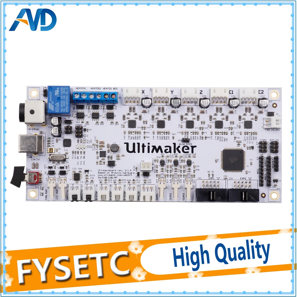

2017 Latest Ultimaker V2.1.4 Control Board UM2 Motherboard Ultimaker 2 Finished Mainboard For Ultimaker 3D Printer Parts