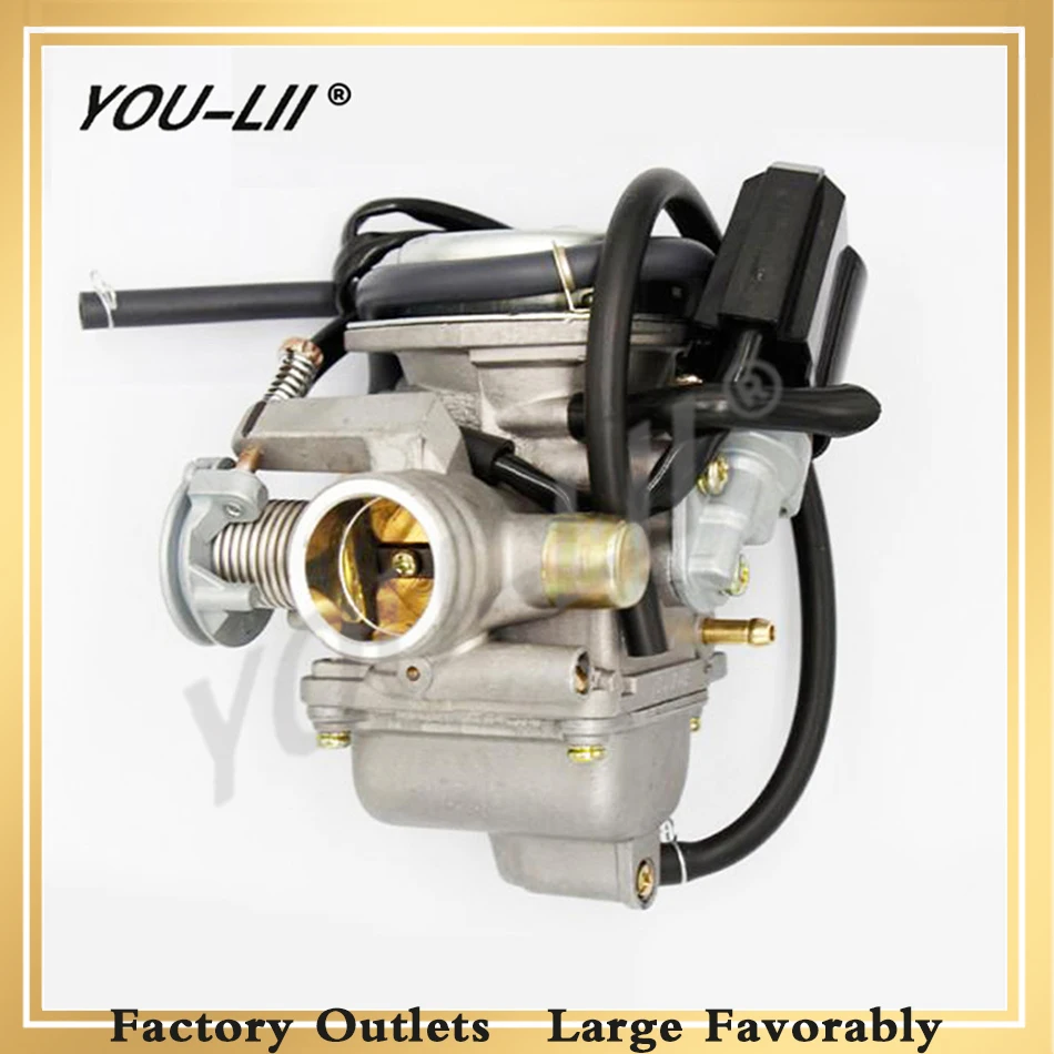 YOULII GY6 125cc 150cc МОТОЦИКЛ КАРБЮРАТОР карбюратор для BAJA Скутер ATV Go Kart мопед PD24J