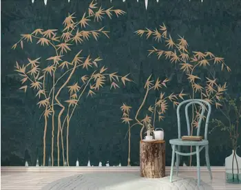 

3 d wallpaper for walls 3D bamboo forest Living Room soundproof wallpaper photo wall mural wallpaper bedroom