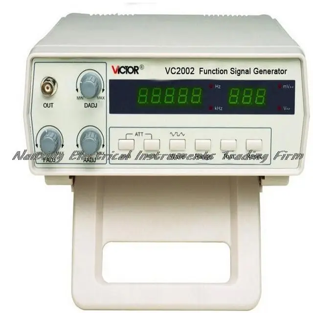 

Fast arrival VC2002 Signal Generator 5 Digits (0.2 Hz-2 MHz) 7 Frequency Digital Function Waveform Generator AC110-220V