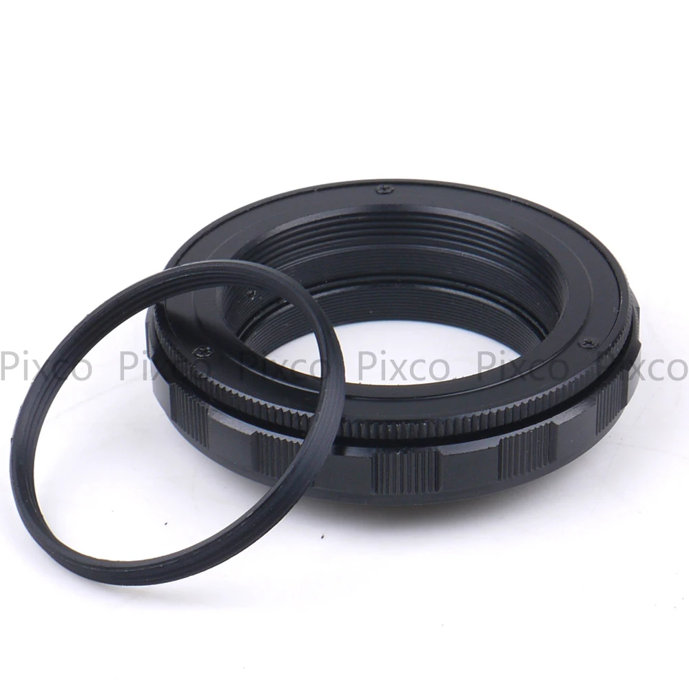 

ADPLO Macro Extension Tube Screw mount Lens Camera M39 to M42 Adjustable Focusing Helicoid Adapter 12-19mm 12mm to 19mm