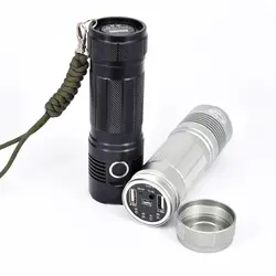 CREE L2/10 Вт 18650 фонарик зарядки дальний открытый водонепроницаемый USB зарядка сокровище дома