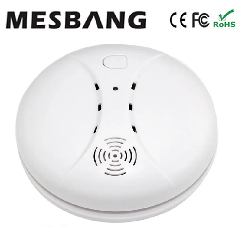

wireless smoking detector wireless smoking sensor can wireless to GSM alarm system can Independent using free shipping