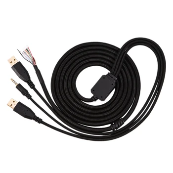 

2.5M Usb Keyboard Cable For Razer Blackwidow Ultimate Edition 2016 Mice Line Black