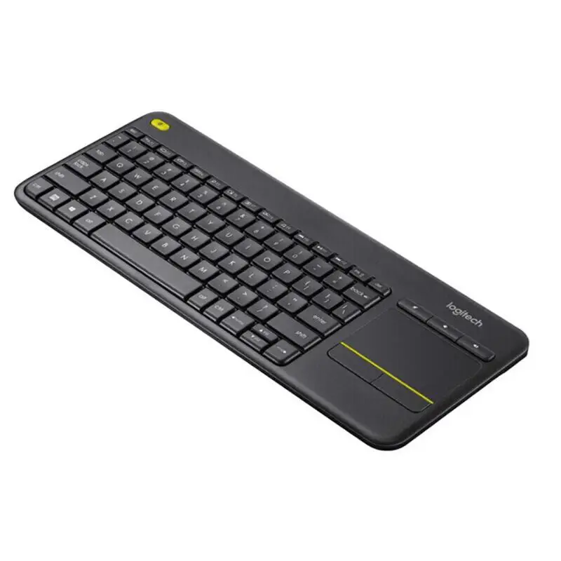 Клавиатура logitech K400 Plus беспроводная сенсорная клавиатура с тачпадом 2,4 ГГц 84 клавиши для Android Smart tv/компьютер ноутбук