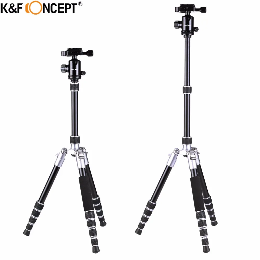 Легкий портативный штатив K & F CONCEPT для камеры профессиональный Трипод с
