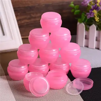 

30g Cream Case Bottle Mushroom Balm Plastics with Inner Cover Leakproof Split Charging Bottle