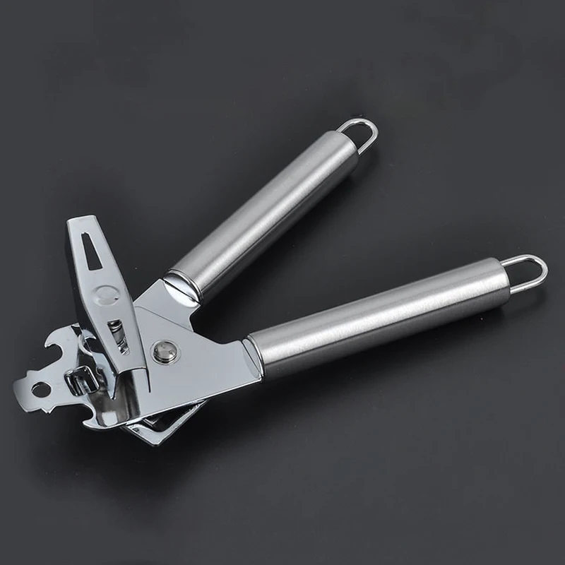 Cans Opener Side Cut Easy Manual Metal Can Opener Effortless Stainless