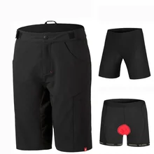 1 компл. Для мужчин Шорты Горячая+ 3D гель мягкий Шорты MTB Downhill Mountain Шорты модные короткие штаны шт/комплект