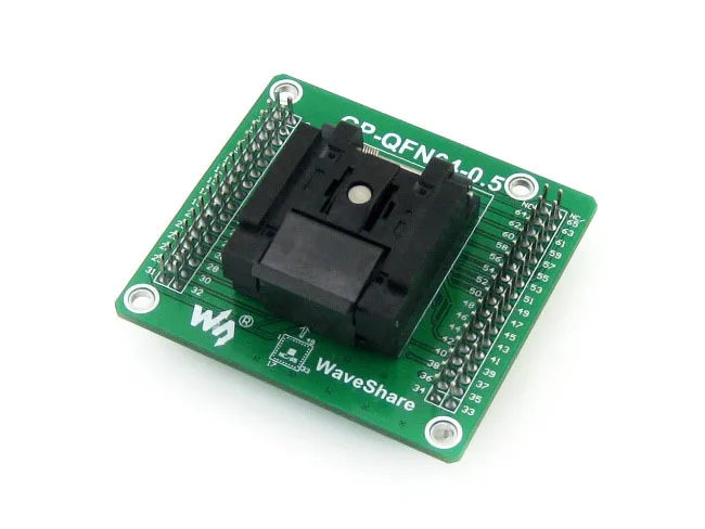 

Parts QFN-64BT-0.5-01 with PCB QFN64 MLF64 MLP64 Enplas IC Test Socket Programming Adapter 0.5mm Pitch = GP-QFN64-0.5-B