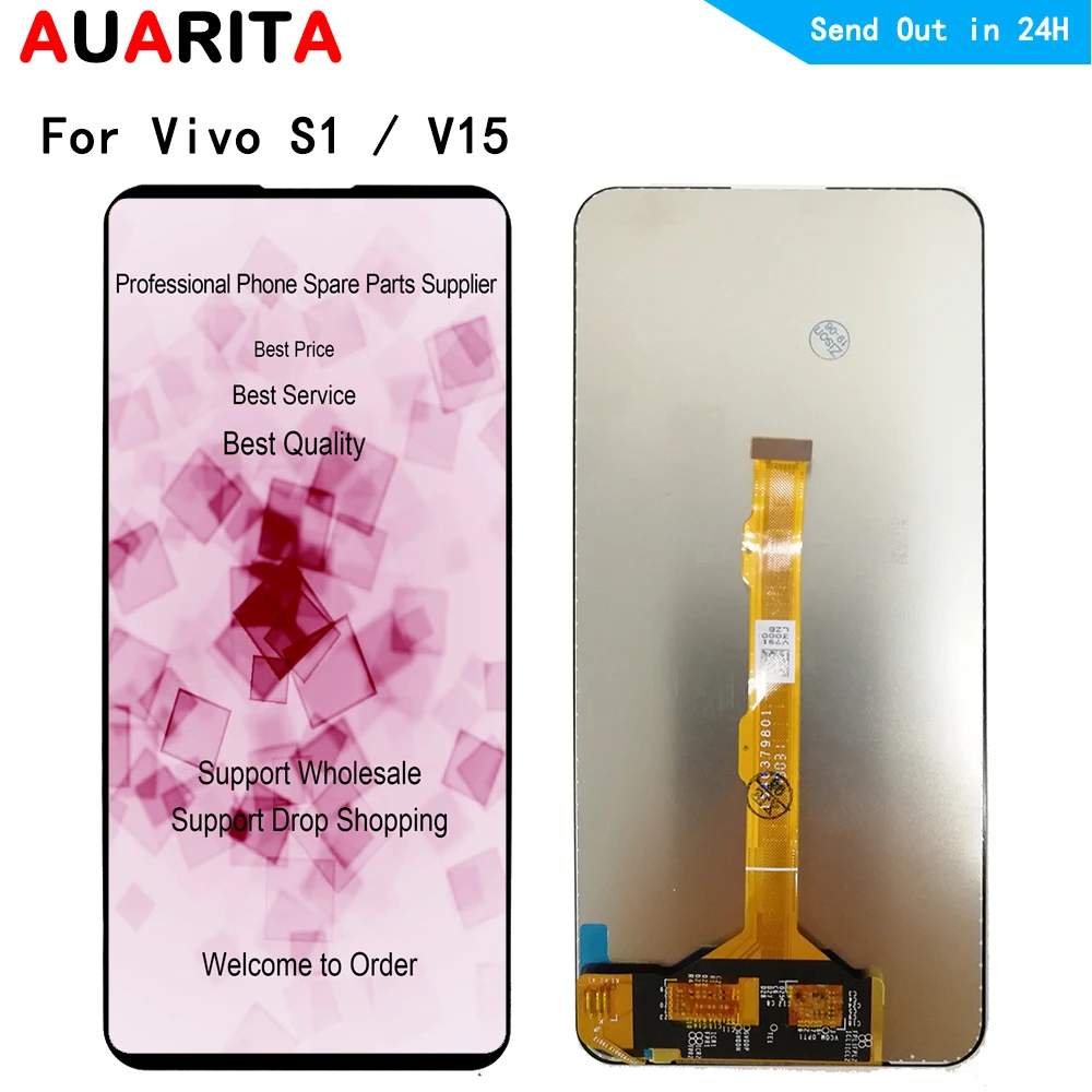 

V15 LCD 6.53" LCDs For Vivo V15 S1 V1831A V1831T LCD Display Touch panel Screen sensor Digitizer Assembly LCD for vivo S1
