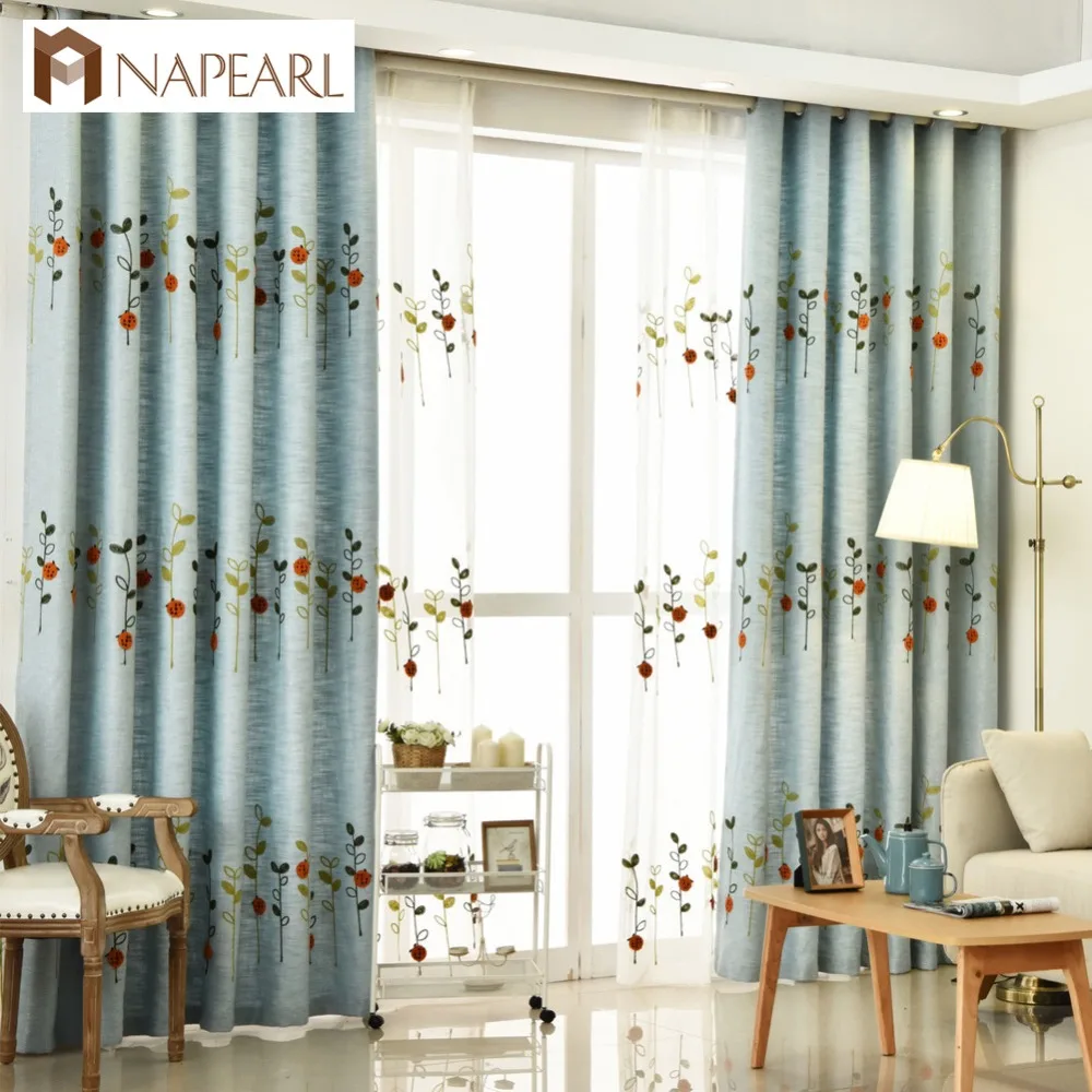 Online Shop NAPEARL Bordir Tirai Kamar Anak Gadis Kamar Tidur Biru Online Shop NAPEARL Bordir Tirai Kamar Anak Gadis Kamar Tidur Biru