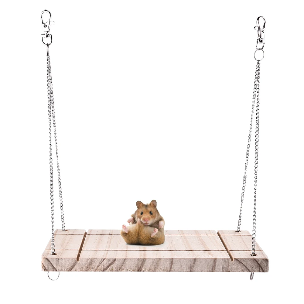 

Hamsters Swing Toys Pet Toys Wooden Swing Toys Hamsters / Guinea Pigs / Chinchilla Mascota Small Animals on Free Shipping