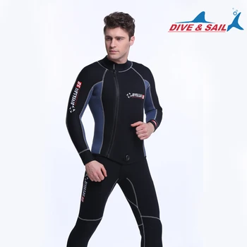

DIVE&SAIL 5MM mercerized sub cap two pieces of warm surf diving suit WDS-4134
