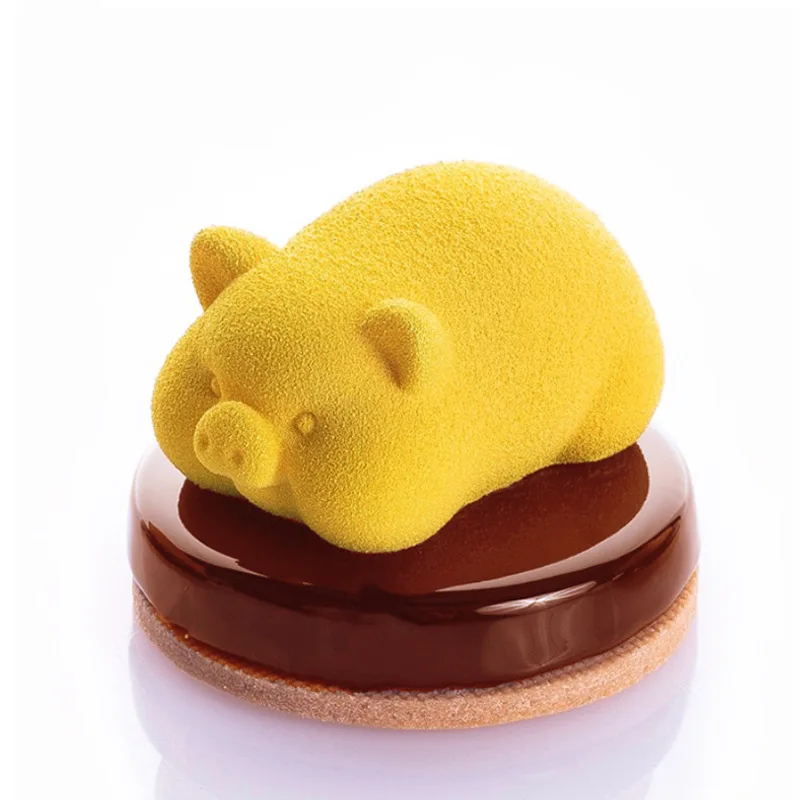 Свинья/силиконовая форма в виде кролика форма для приготовления запеканки желе мусс мороженое помадка шоколадный пудинг формы для выпечки