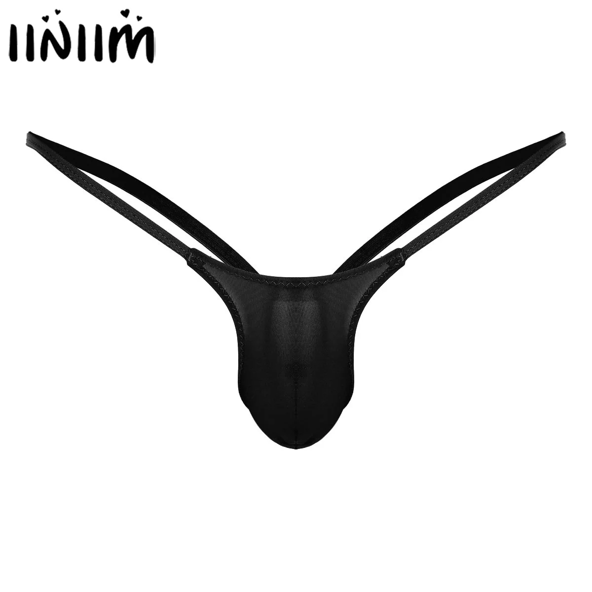 

Sexy Mens Lingerie Panties Jockstraps Bulge Pouch Open Back Stretch Bikini Thong String Homme Briefs Gay Underwear Underpants