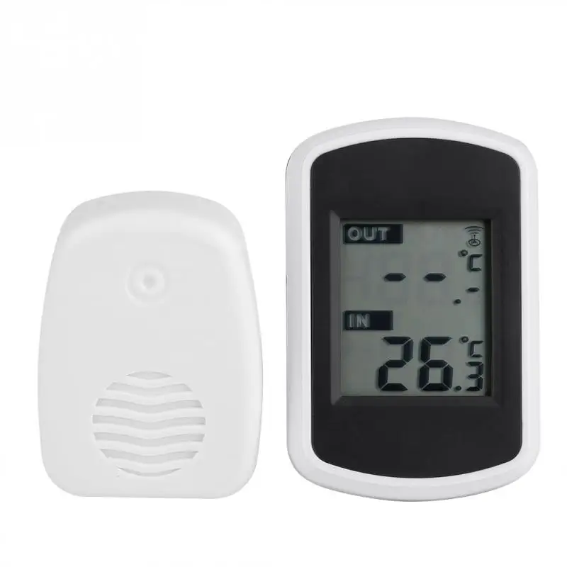 Wireless Thermometer Transmitter + Receiver Indoor & Outdoor