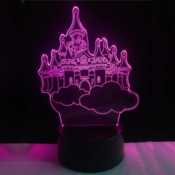 

NEW City of Night Sky 3D USB LED Lamp Gradient Change Night Light Home Blub Decoration Music Lover Xmas Holiday Gift Acrylic
