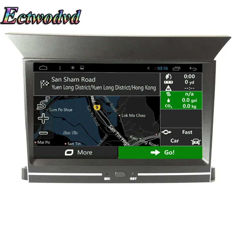 Ectwodvd 7 дюймов Восьмиядерный Android 8 1 автомобильный DVD gps навигация радио стерео для