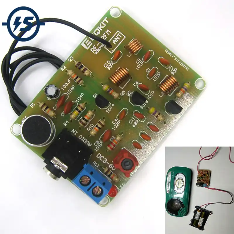 Electronic DIY Kit FM Transmitter Module Frequency Modulation Wireless