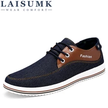 2019 LAISUMK Spring Summer Comfortable Casual Shoes Mens Canvas Shoes For Men Lace-Up Brand Fashion Flat Loafers Shoe heinrich new arrival spring summer comfortable casual shoes mens lace up canvas shoes brand fashion flat loafers shoes schuhe