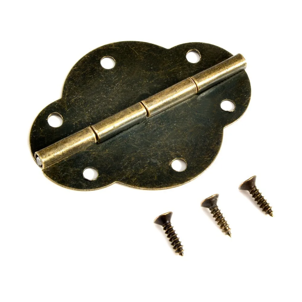 10pcs Vintage Box Hinge Antique Butterfly Door Hinges Jewelry Gift Box Retro Decorative