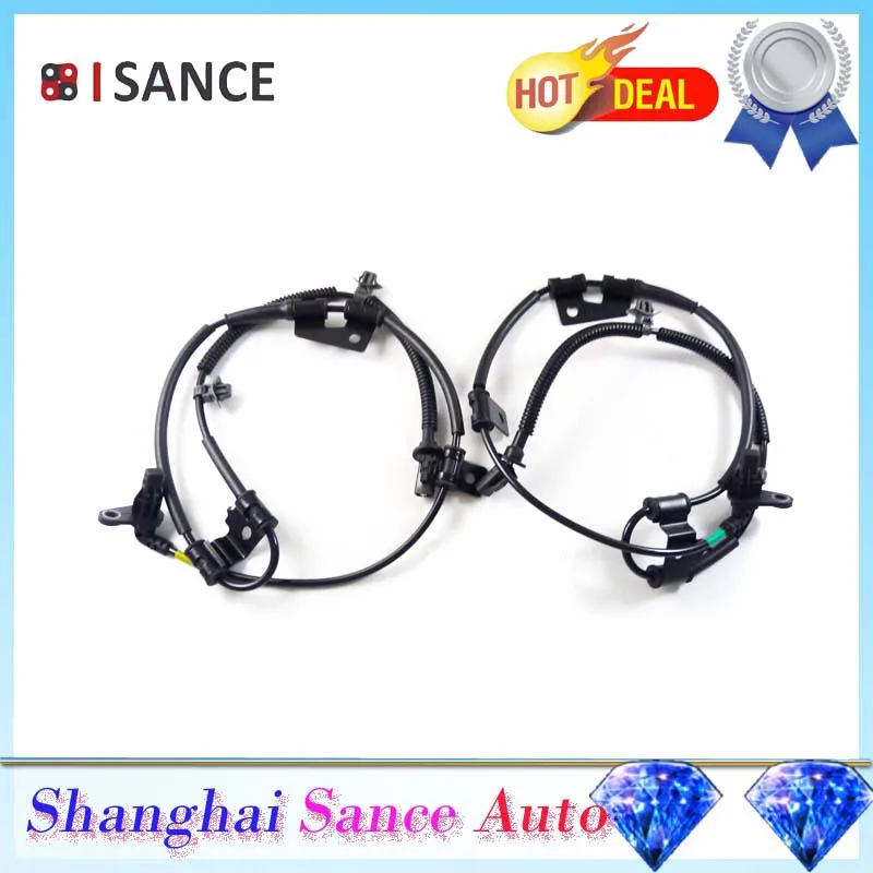 

ISANCE 2pcs ABS Wheel Speed Sensor Front Left Right 95670-2E300 For Hyundai Tucson Kia Sportage 2.0L 2.7L 2005 2006 2007-2009