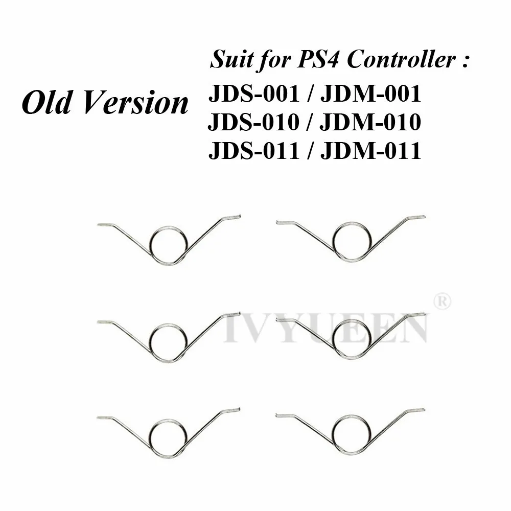 IVYUEEN 100 шт. R2 L2 пусковых кнопок пружины для Dualshock 4 PS4 DS4 Pro тонкий контроллер Весна JDM 001 010 011 030 040