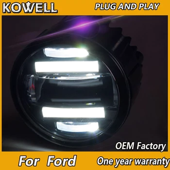 

KOWELL Car Styling Fog Lamp for Ford Ranger Falcon Transit Mustang LED Fog Light LED DRL 2 function model