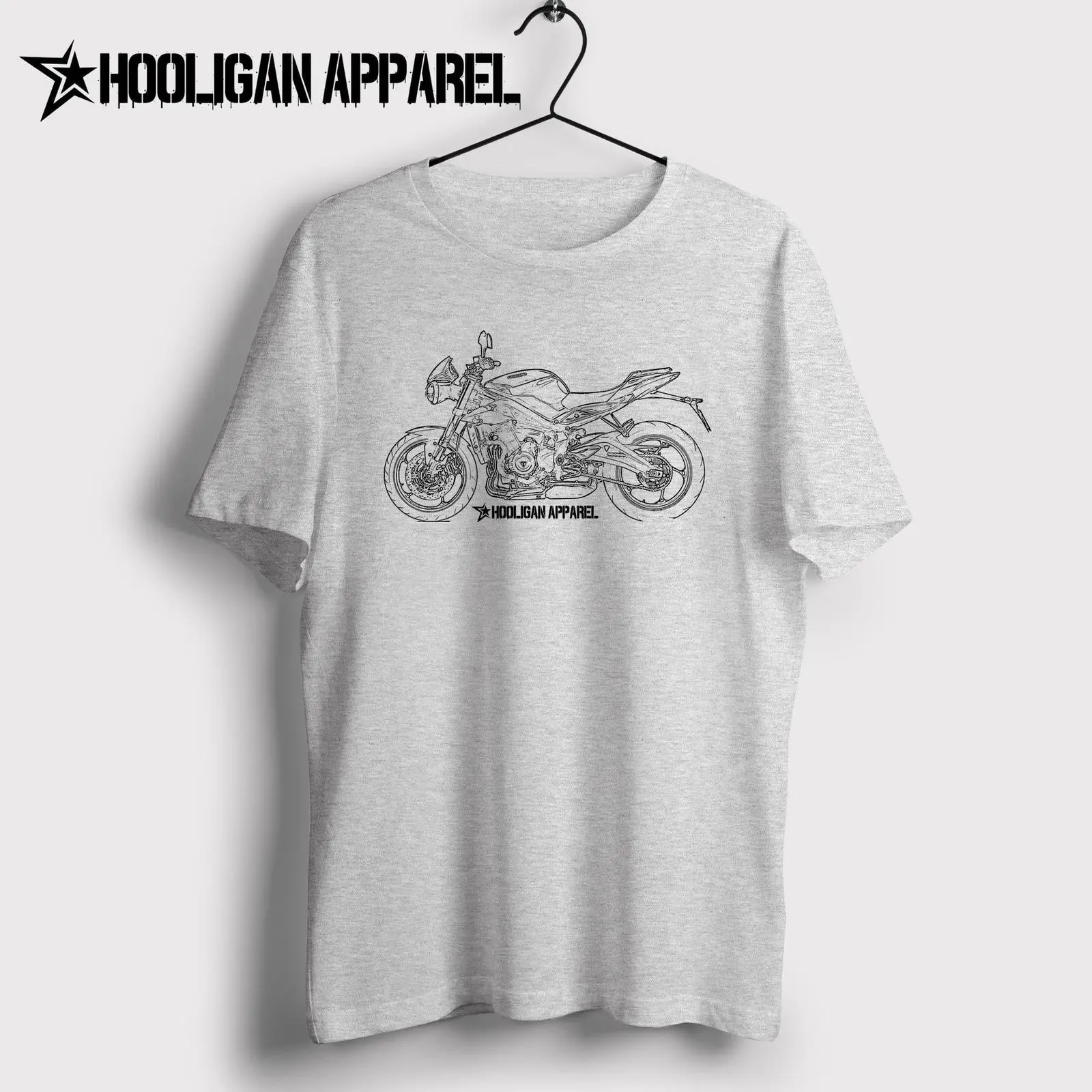 

Triumph Street Triple 2018 Inspired Motorcycle Art Mens T-Shirt
