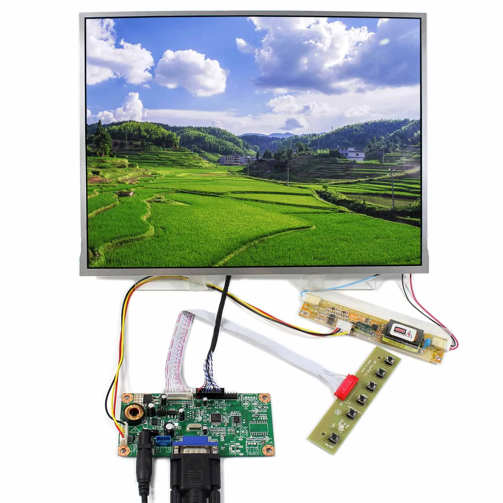 HDMI VGA 2AV Controller Board 13.3/" 1366x768 N133B6 LP133WH1 B133XW02 LCD Screen