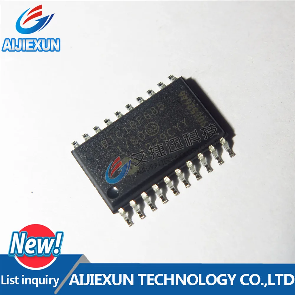 

10Pcs PIC16F685-I/SO SOP20 MCU 8-bit PIC16 PIC RISC 7KB Flash 5V Automotive 20-Pin SOIC W Tube in stock 100% New and original